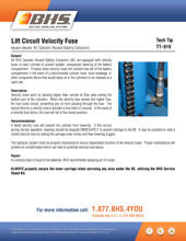 Tech Tip-919: Lift Circuit Velocity Fuse